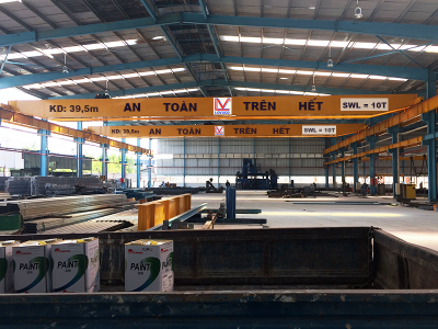 Cầu trục dầm đôi 10 tấn