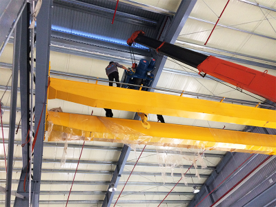 Lắp dựng cầu trục dầm đôi 7,5 tấn